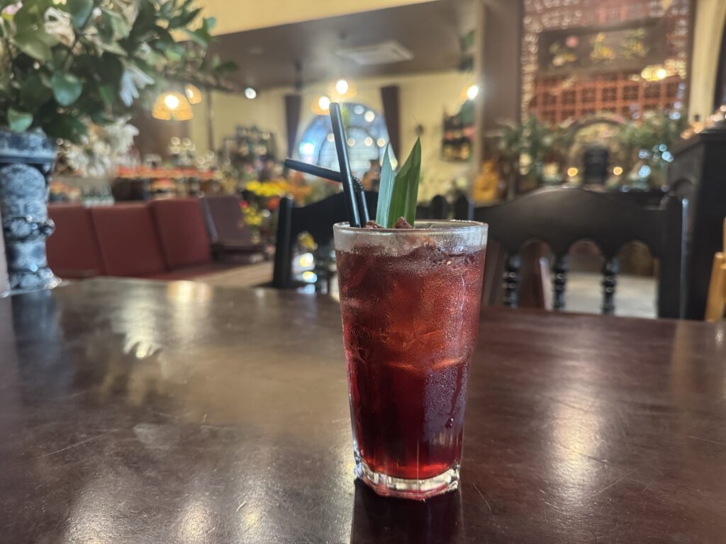 Atiso drink served at Ot Hiem restaurant in Nha Trang